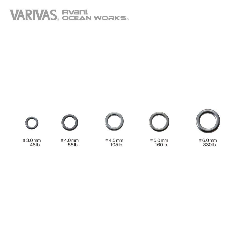 VARIVAS Avani Ocean Works Solid Ring 4.0mm 55LB. AH17