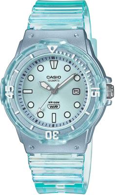 Аналоговые часы LRW -200HS-2EV / -200HS-7EV Женские/Детские Дешевые Casio Прозрачные/Прозрачные Бирюзовые Зарубежная Модель [Параллельный Импорт]