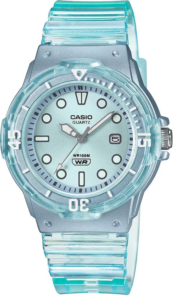 Casio Аналоговые часы LRW -200HS-2EV / -200HS-7EV Женские/Детские Дешевые Casio Прозрачные/Прозрачные Бирюзовые Зарубежная Модель [Параллельный Импорт]