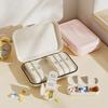 Large Capacity 7 Day Pill Box Sealed Pill Case Weekly Planner Portable Pill Container  Home Use