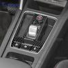 Real Soft Carbon Fiber Sticker For Seat Leon MK4 Cupra Leon Cupra Formentor 2020 2021 2022 2023 2024 LHD RHD Gear Shift Panel xb3
