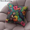 Tropical Jungle Animal Print Pillow Covers Pattern Cushion Cover Suitable for Sofa Bedroom Car Pillow Cover
