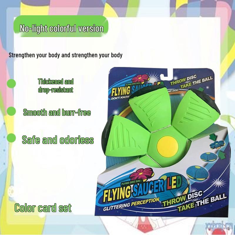 Luminous Elastic Magic Flying Saucer Ball - Children's Outdoor Step-on Toy