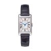 Authorized MATOW Women's Watch Mw004003 Tsuki "Oborozuki" Square Silver Black Leather Strap