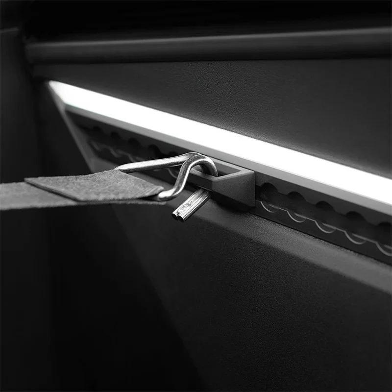 Rear Bucket Rail Hook for Tesla Cybertruck 2025 Car Track Combination Equipment Rear Bucket Multifunctional Track Accessories