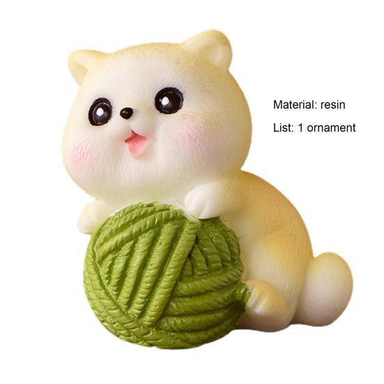 Lovley Eco-friendly Practical Decorative Widely Usage Cat Small Figurine Pet Miniatures