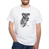CafePress Коала Белая Футболка Мужская 100% Хлопок, Классическая Белая Футболка с Графикой