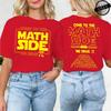 Math Pi Printed TShirts for Women Math Teacher Tee Tops Unisex Clothing Short Sleeve Womens Clothing
