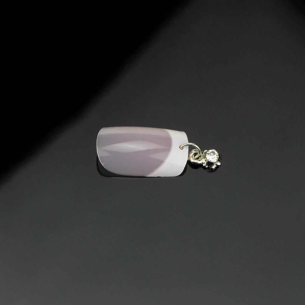 6Pcs Nail Art Dangles Alloy Rhinestones Jewelry Piercing Nail Art Decoration