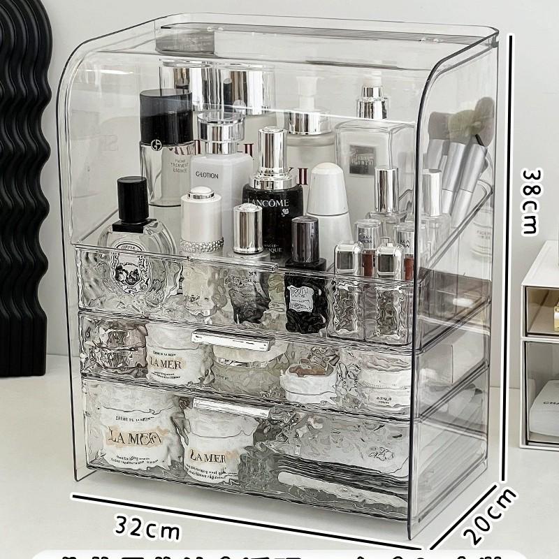 Dustproof Acrylic Makeup Organizer with Drawers