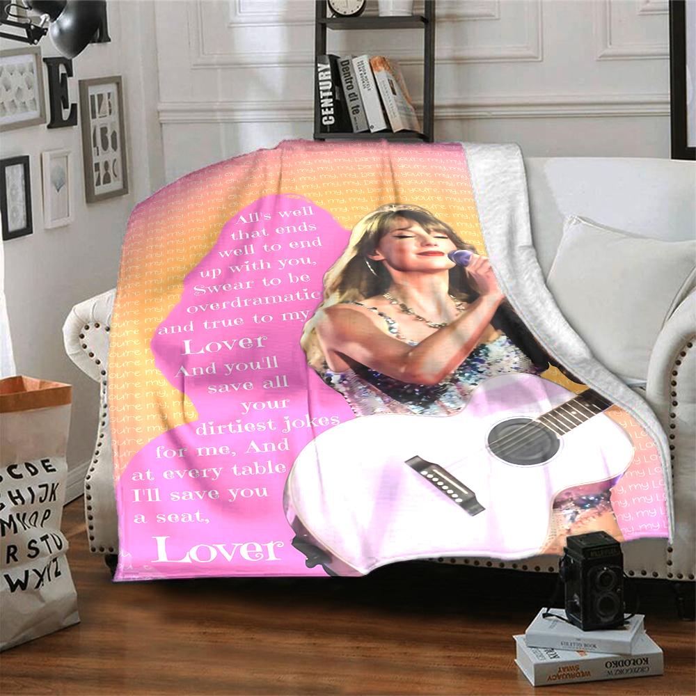 Love Song Lyrics Blanket Soft Throw Blanket For Home Bedroom Bed Sofa Travel Office Solid Christmas Blanket