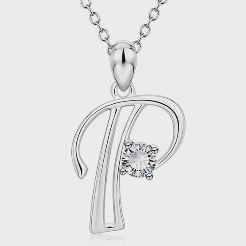 Ожерелье с подвеской Weiya Wish Diamond Alphabet — модное и стильное