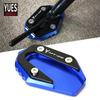 Motorcycle Accessories CNC Kickstand Foot Side Stand Extension Pad Support Plate For YAMAHA MT-25 MT25 MT 25 2014-