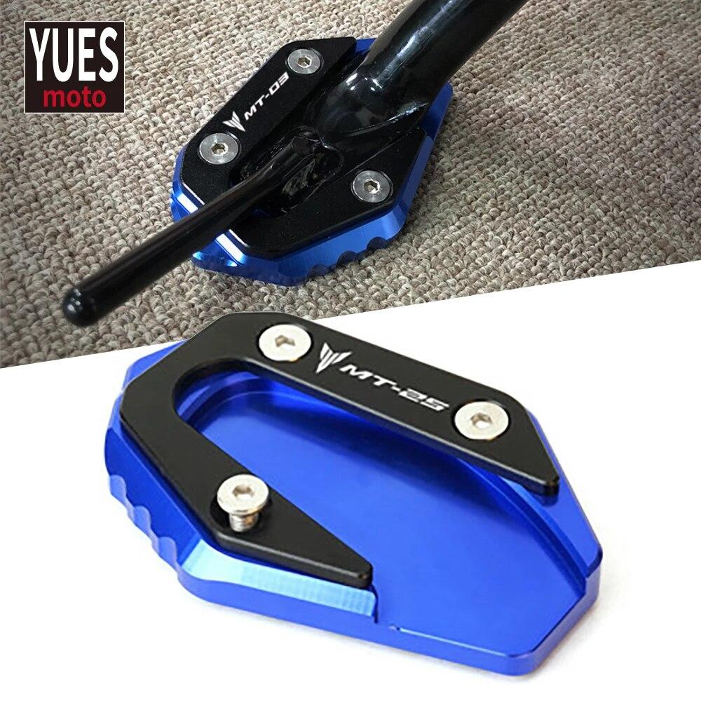 Аксессуары для мотоциклов, подставка для ног с ЧПУ, боковая подставка, удлинитель, опорная пластина для YAMAHA MT-25 MT25 MT 25 2014-