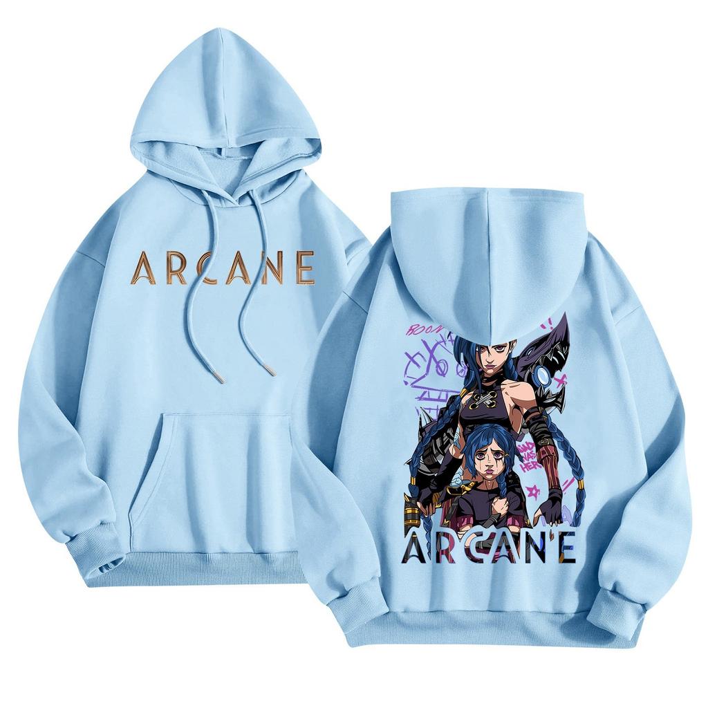 Женская мода O-образный вырез с длинным рукавом и принтом, толстовка с капюшоном