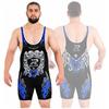 Men's Wrestling Sleeveless Bodysuit with Tummy Control for Fitness, Boxing, Triathlon, and Powerlifting.