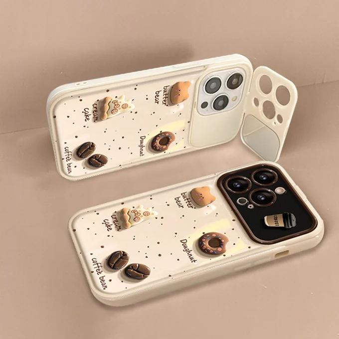 Чехол для телефона с цепочкой на запястье для iPhone 16 17 15 14 13 12 11 Pro Max Plus 3D мультяшный медведь милый мягкий силиконовый противоударный чехол