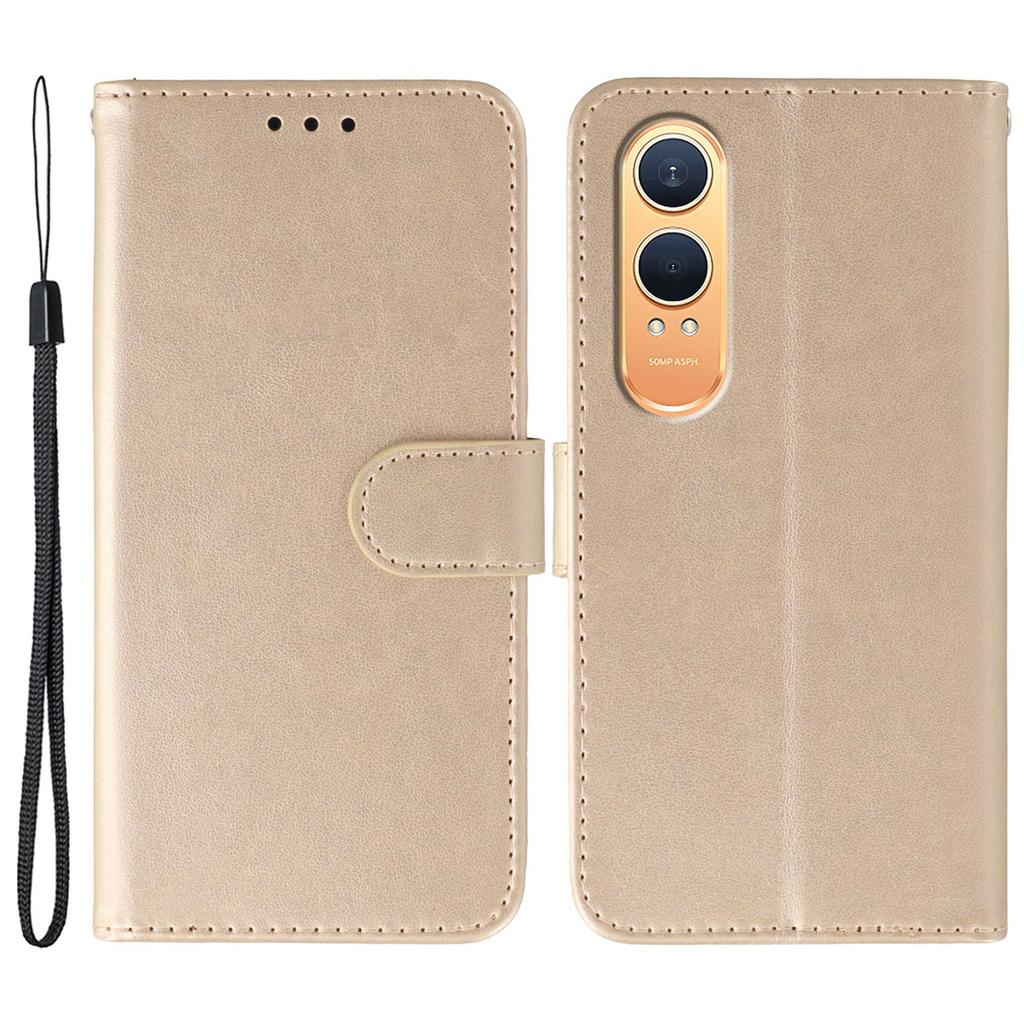 Для OnePlus Nord CE4 Lite 5G Чехлы PU Кожаный Флип Кошелек Телефон Чехол с Ремешком