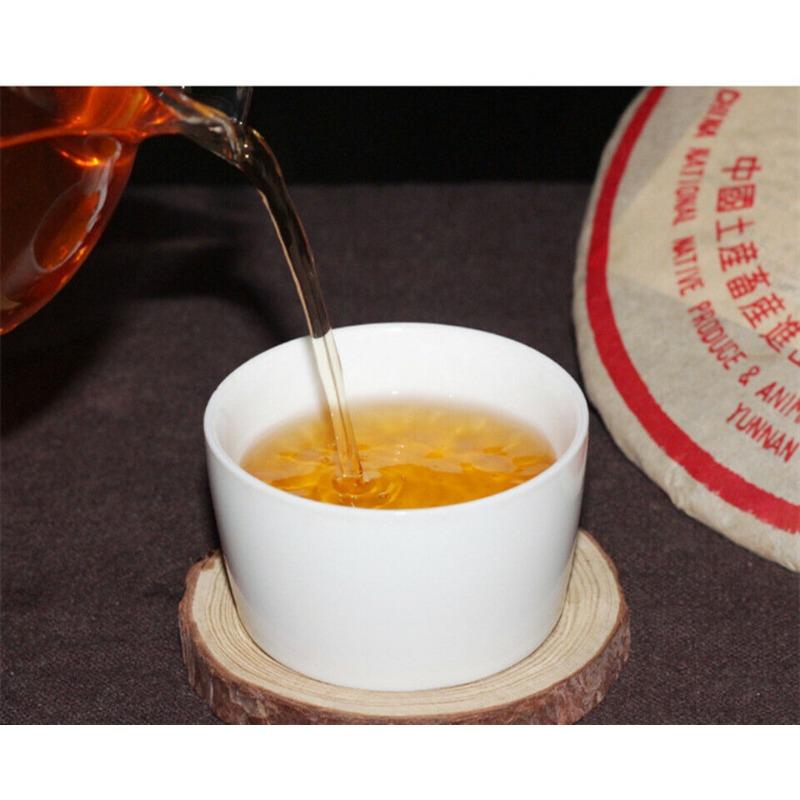 357 г Чжунча CNNP 2003 года выдержки, сырой чайный пирог из Юньнани Пуэра