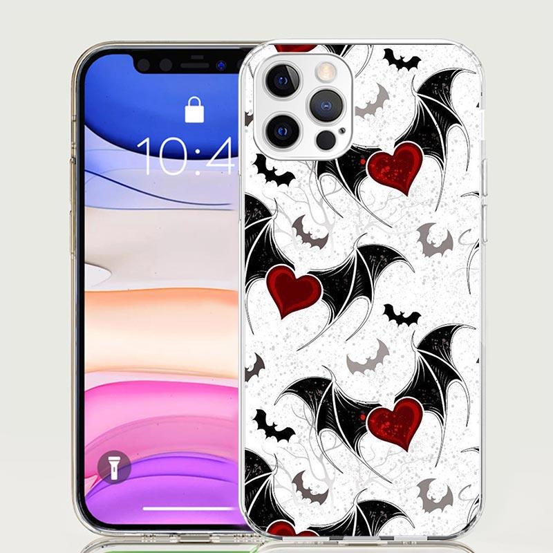 Gothic Vampire Scarlet Art Phone Case for Apple iPhone 17 Air 16 15 Plus 14 + 13 Mini 12 11 Pro Max 7 8 SE 16Max Soft Shell Cove