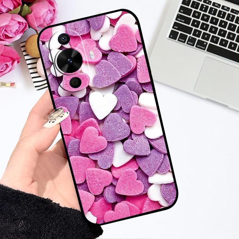 Чехол для Huawei Nova 12S Nova12S Милый Мультяшный Чехол Мягкий Силиконовый Чехол для Телефона Для Huawei Nova 12S Бампер Астронавт Раскрашенные Чехлы