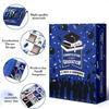 Graduation Countdown Gift Box 12 Days Calendar Box, 2026 Empty Fillable Advent with Ceremony Filling Raffia, Fill It Yourself Grad for High