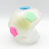 Dog Calming Ball Interactive Football Design Dog Toy Pets Toss And Fetch Toy with Squeaker Treat Dispensing for Small Medium Large Dogs