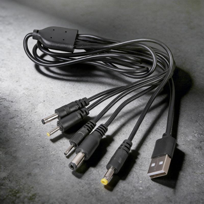 USB-кабель 5 В на 2,0 мм, 2,5 мм, 3,5 мм, 4,0 мм, 5,5 мм, шнур питания 5 В 2 А для зарядки динамика, электрической зубной щетки, настольной лампы