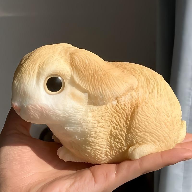 Супер Большая Фигурка Кролика Игрушка-Мялка Мягкий Липкий Кролик Сквиши Игрушка Милое Мультяшное Животное Медленно Восстанавливающаяся Игрушка Для Снятия Стресса и Расслабления Подарки для Девочек