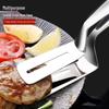 Многофункциональные кухонные щипцы из нержавеющей стали для стейка, жареной рыбы, хлеба и барбекю.