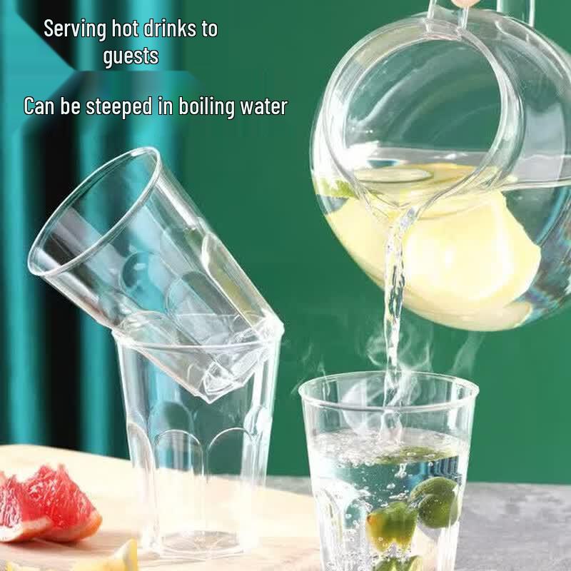 MARYYA Disposable Diamond Aviation Cups 300ml