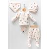Baby Girl Newborn Cream 5-piece Hospital Discharge Set