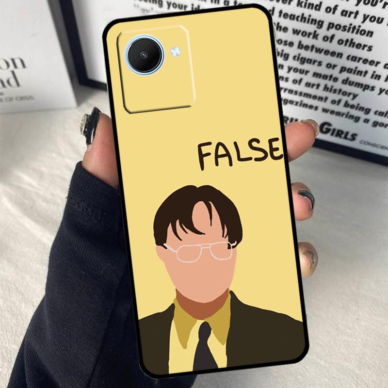 Чехол The Office Dunder Mifflin для Realme C55 C75 C67 C63 C51 C61 C53 C35 C65 C71 11 12 13 14 Pro Plus GT6 GT7 15 Pro