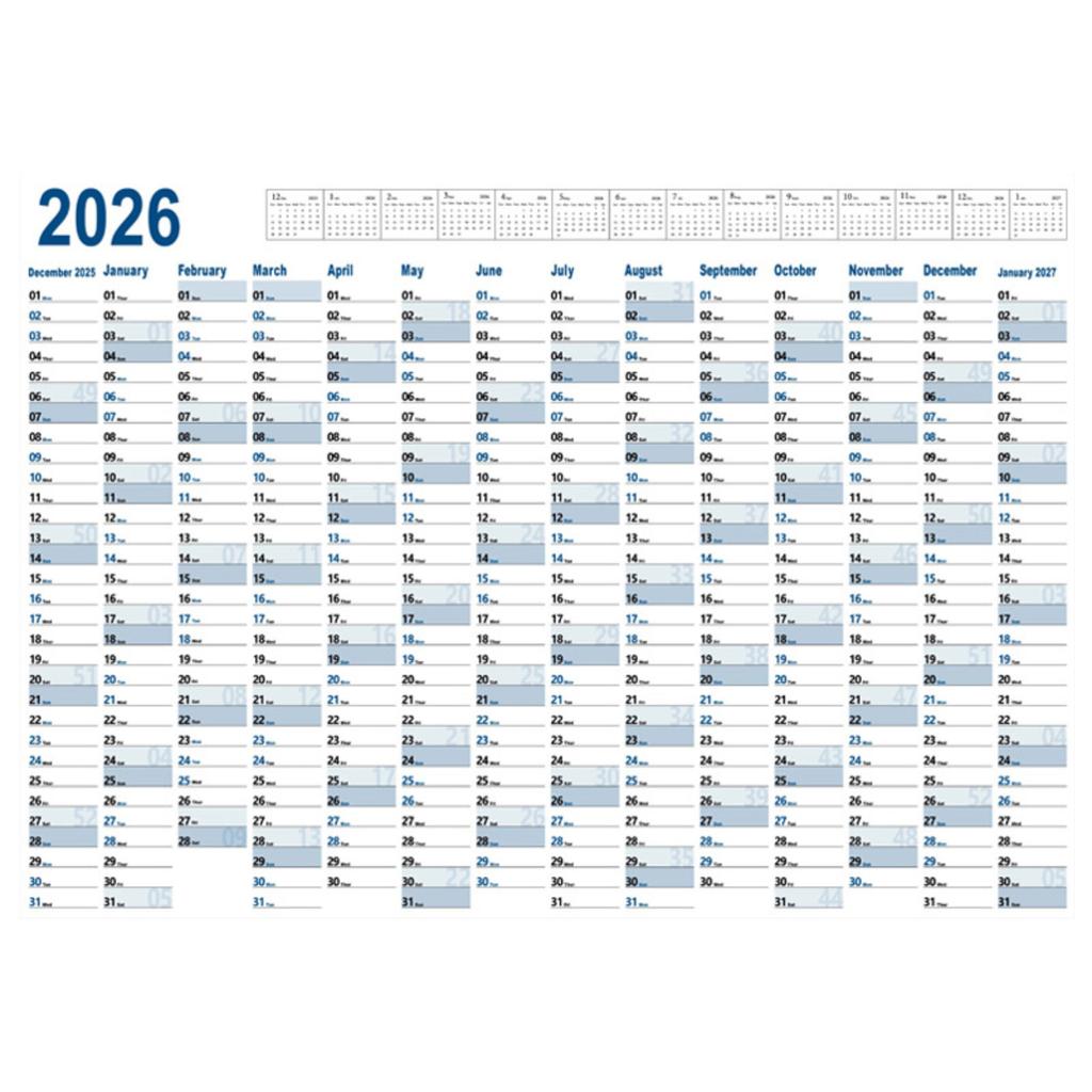 Круглогодичный настольный календарь-планер на английском языке, настольный и настенный календарь, креативный и минималистичный планер