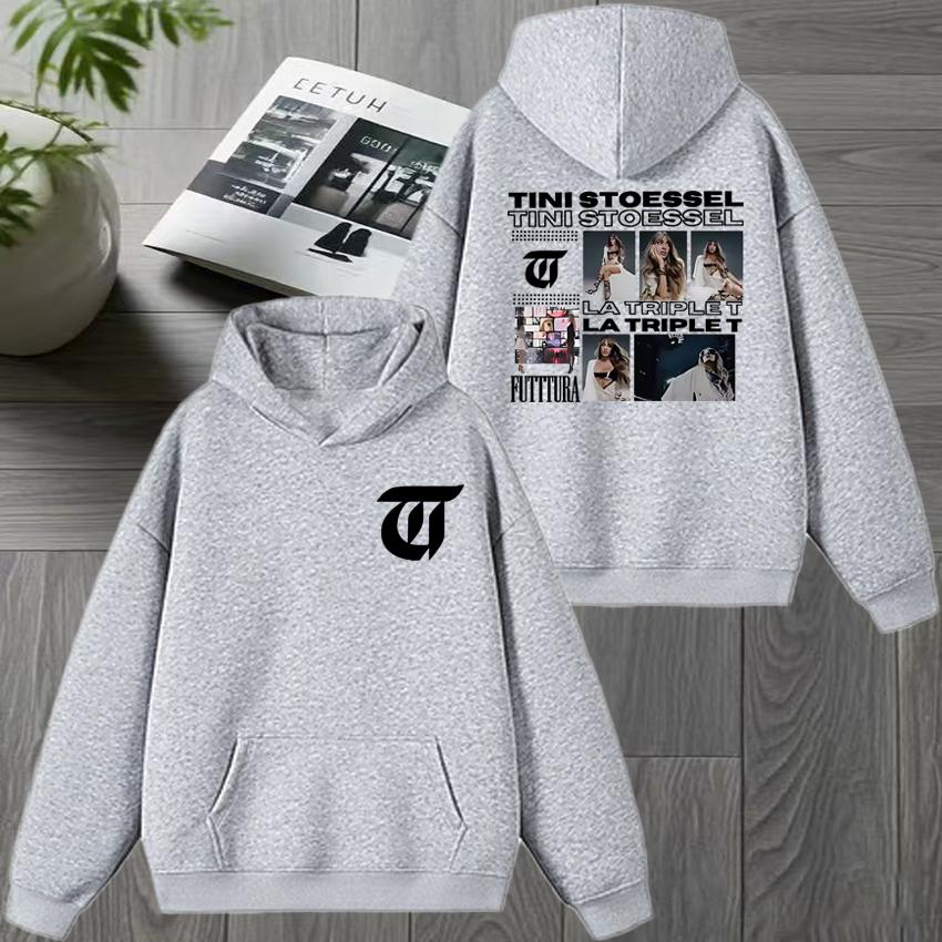 2025 in TINI STOESSEL La Triple T Futtura Tour Graphic print Hoodie Unisex fashion Y2k pullover Unisex Fleece Sweatshirt