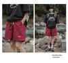 Men's Quick-Dry Casual Beach Shorts - Summer Outdoor Mountain Series, Solid Color, Trendy Loose Fit, Five-Point Style Sports Pants.