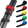 10pcs Fishing Rod Tie Strap - Hook & Loop Suspender Fastener for Outdoor Fishing Tools 7.87IN Random Color