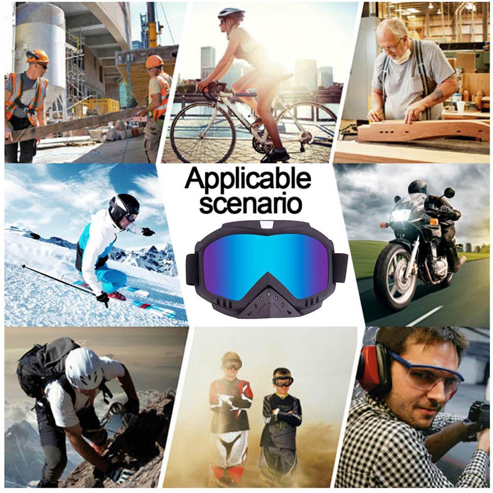 Очки для спорта на открытом воздухе, мотоциклетные очки, очки для езды на беговых лыжах с ветром и песком, очки для езды на мотоциклах, запчасти для мотоциклов
