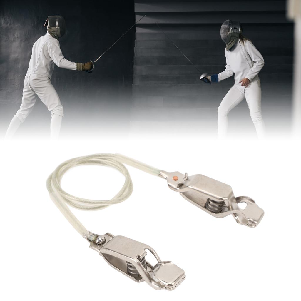 Fencing Head Wire Clamp Professional Stainless Steel Saber Foil Wire Clips for Fencing Supplies Equipment