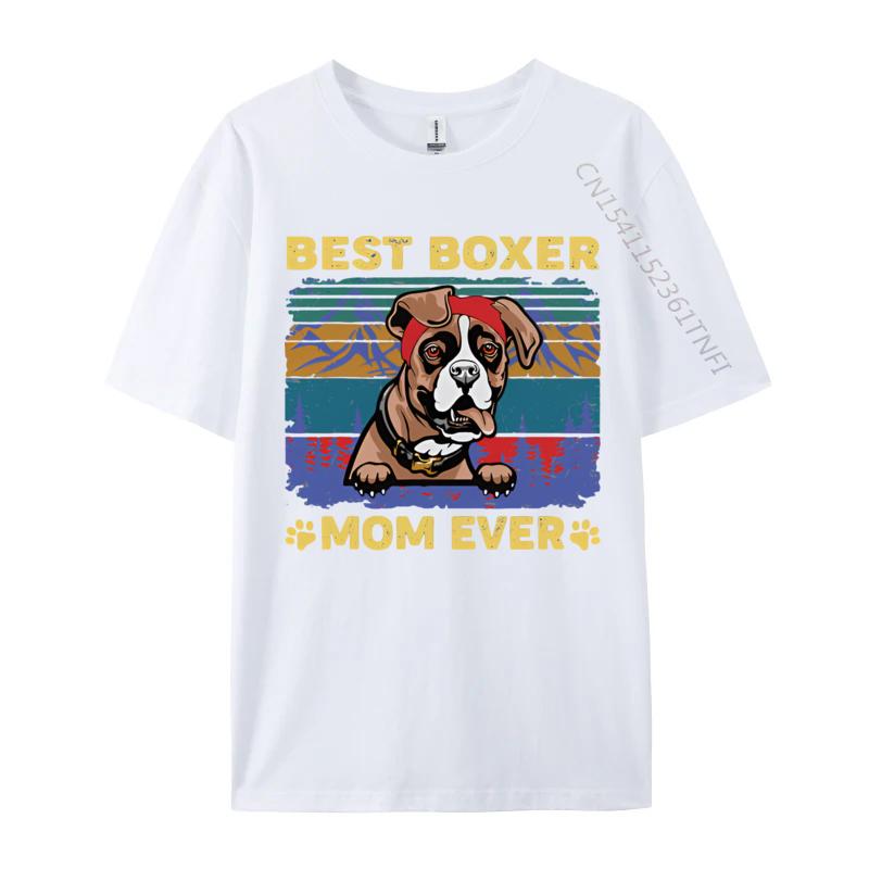 Boxer Dog Lover Funny Vintage Retro Tshirt Top Tshirts Party Coupons Cotton Tops Tees Sports T Shirt Men