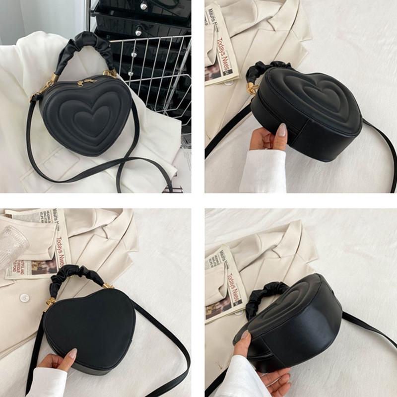 Yogodlns Luxury Quilted Handle Bag For Women PU Leather Shoulder Crossbody Bag Fashion Messenger Handbag