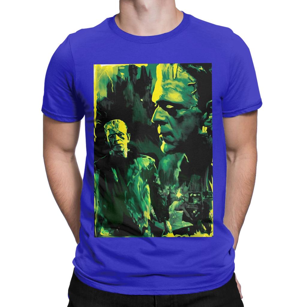 Frankenstein Boris Karloff Funny 100 Cotton TShirt Frankenstein Tees Tops For Unisex