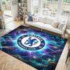 Дизайн Chelsea FC Хрустальный Велюровый Ковер Уютный Не?Нескользящий ковер с принтом для спальни, гостиной, прихожей