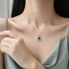 Necklaces for Women for Wedding and Party 8A Cubic Zirconia Pendant Luxury Sterling Silver Fine Jewelry Gifts