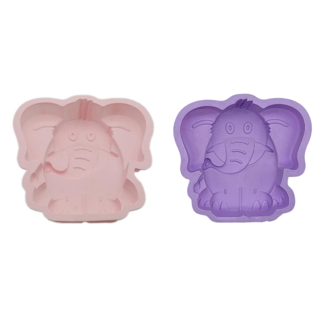 Силиконовая форма для торта в форме слона, ручная работа, форма для хлеба, силиконовые формы, инструменты для торта, мультяшная форма для детского душа