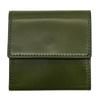 Кошелек для монет из кордована [Зеленый оливковый] Сделано в Японии, Кожаный кошелек, Radel Ogawa 400-8