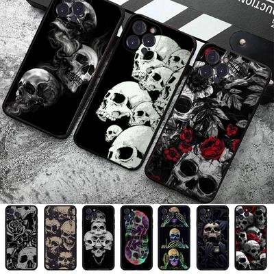 Чехол для телефона Horror Skull, чехол для iPhone, Xiaomi, Mi, Samsung, Galaxy, Redmi Note, AS 11, 12, 13, 14, 15, 22, 23, 24, 5G Pro Plus, Max, Fe Ultra