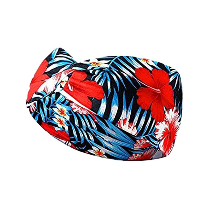 Гавайский пляжный отдых в стиле бохо с принтом в стиле ретро, впитывающая пот повязка на голову для йоги и бега, женская фитнес-повязка на голову с высокой эластичностью