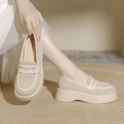 Женская обувь на одной педали, дышащая сетчатая женская повседневная вязаная обувь, мягкая подошва, ленивые туфли Doudou