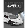 Гальванизированный 1/24 Lamborghini 770 Суперкар Сплав Модель Украшения Игрушки Литой Миниатюрный Voiture Дети Мальчик Подарок День Рождения